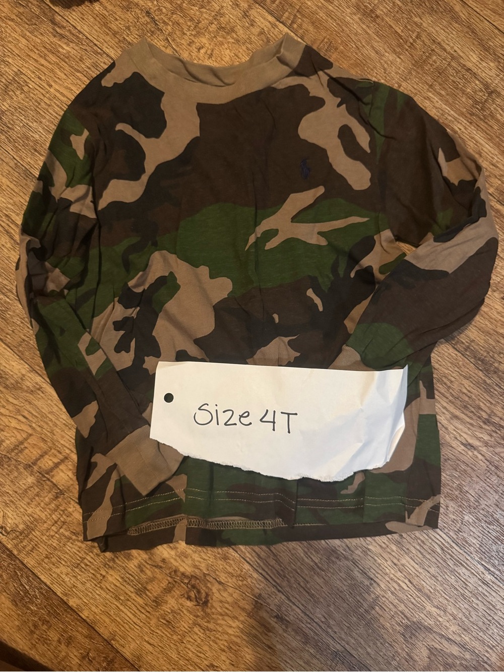 Polo by Ralph Lauren Boys' Camo Long-Sleeve Tee - Green & Brown